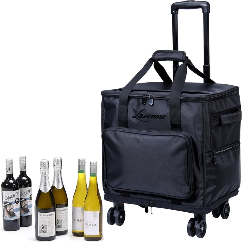 Wein-Reisetasche für 12 Flaschen – 3-in-1 Kühltasche & Koffer