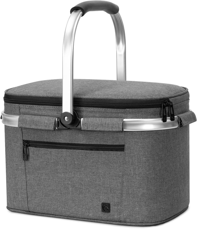 Faltbare Kühlbox für Picknick und Einkauf – isolierter Thermokorb für 2 Personen