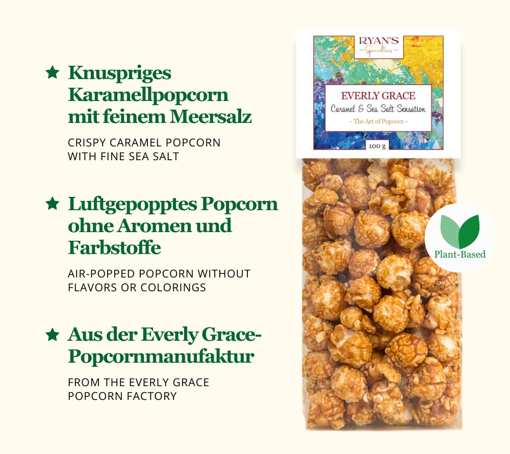 Popcorn-Set mit 6 handgemachten Sorten à 100 g – Everly Grace