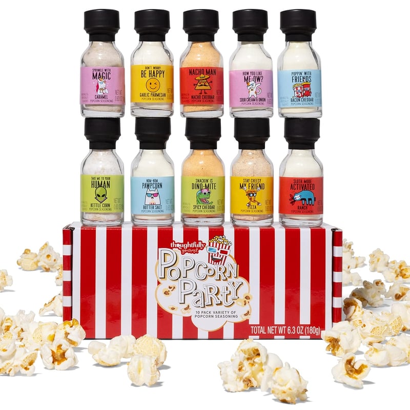 Gourmet Popcorn Gewürze Probier-Set mit 10 köstlichen Mischungen