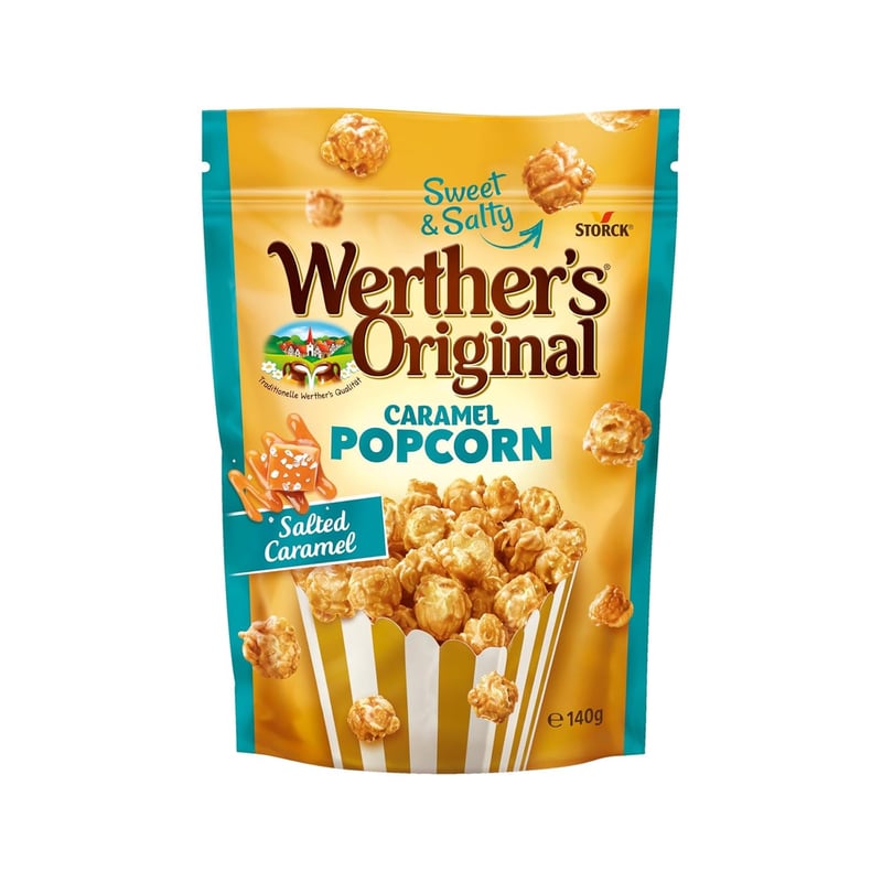 Knuspriges Popcorn mit salzigem Karamell – 140 g