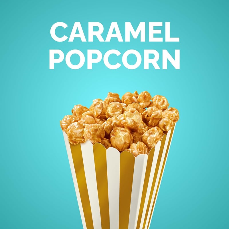 Knuspriges Popcorn mit salzigem Karamell – 140 g