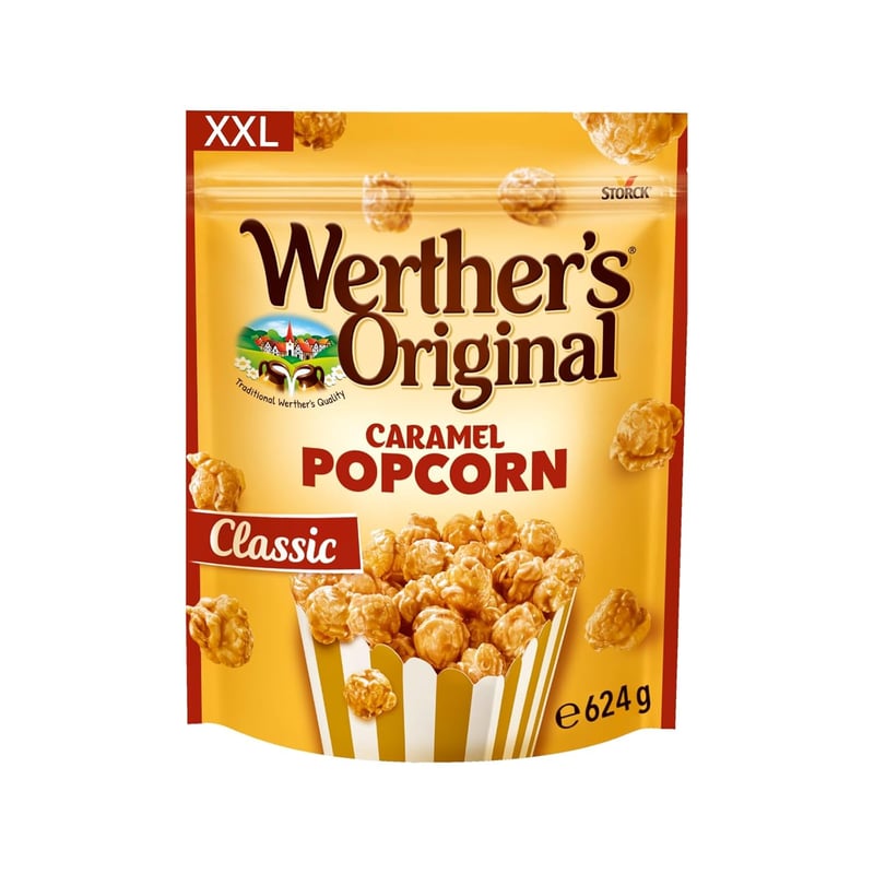 Werther's Original Karamell-Popcorn Classic 624g – XXL Verpackung