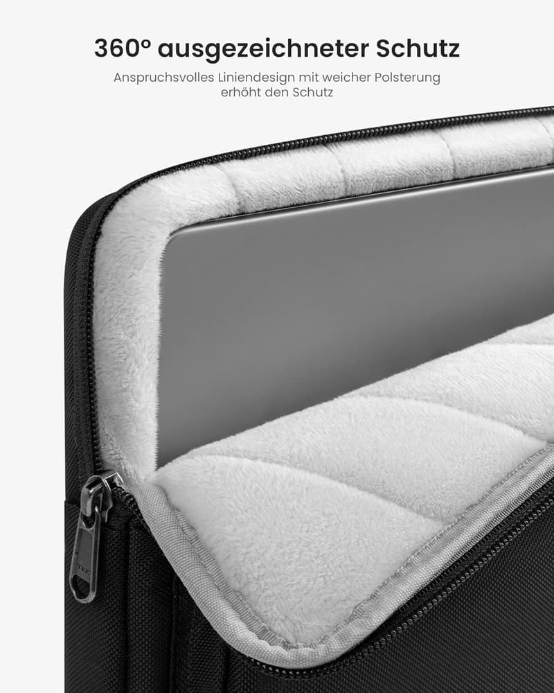 Wasserdichte Laptoptasche 15-16 Zoll mit 360° Rundumschutz