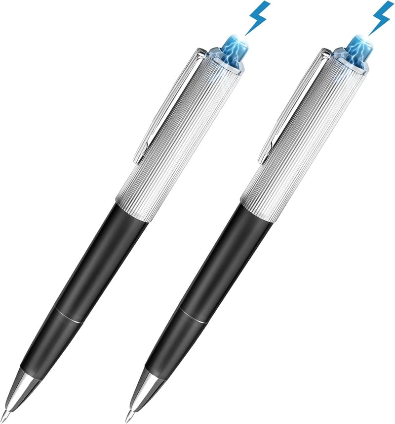 Elektrischer Stift für Scherze – 2 Stück Gag Geschenk für Fools Day