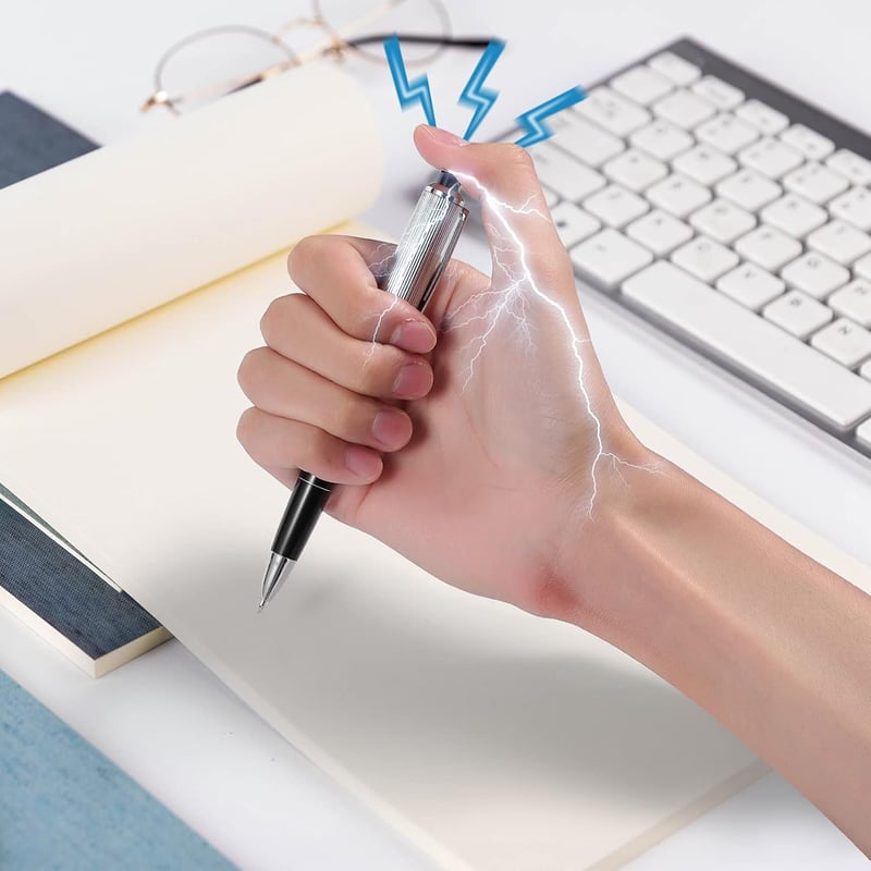 Elektrischer Stift für Scherze – 2 Stück Gag Geschenk für Fools Day