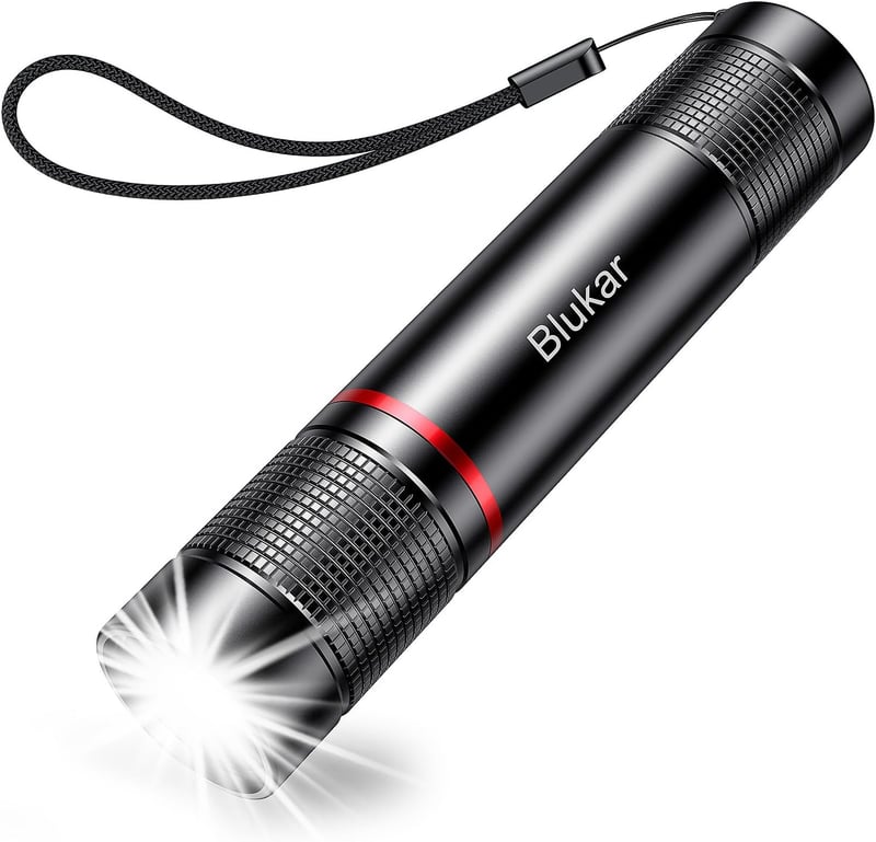Aufladbare LED-Taschenlampe 2000 Lumen, wasserdicht, für Outdoor-Aktivitäten