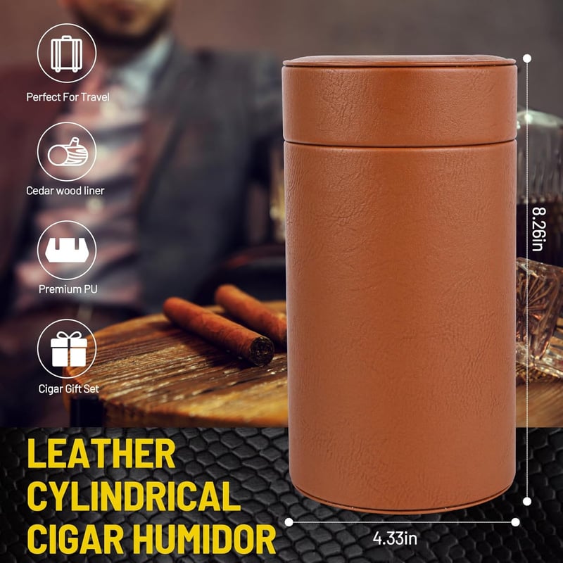 Zedernholz Zigarrenhumidor mit Hygrometer für bis zu 30 Zigarren