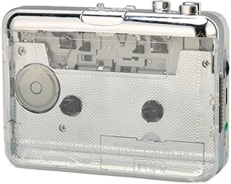 Tragbares Vintage-Audiogerät mit klarer Stereoklangqualität