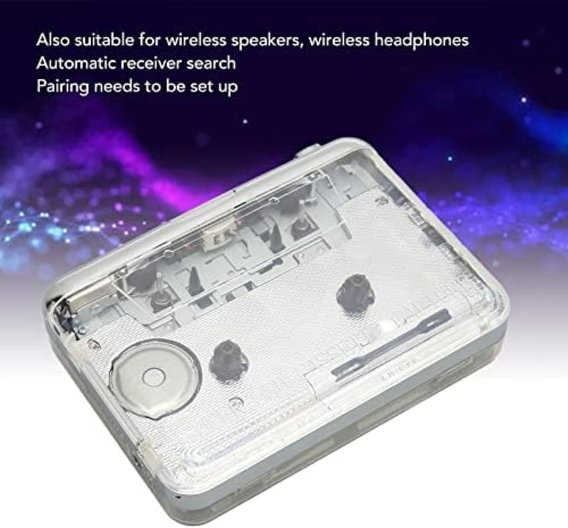 Tragbares Vintage-Audiogerät mit klarer Stereoklangqualität