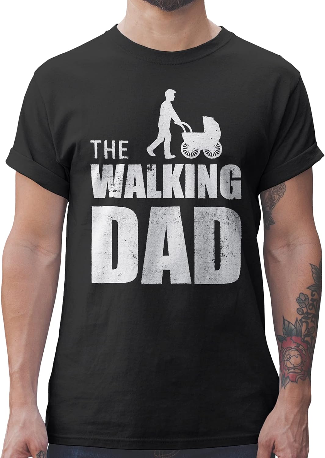 Walking Dad Herren T-Shirt – Geschenk für Männer