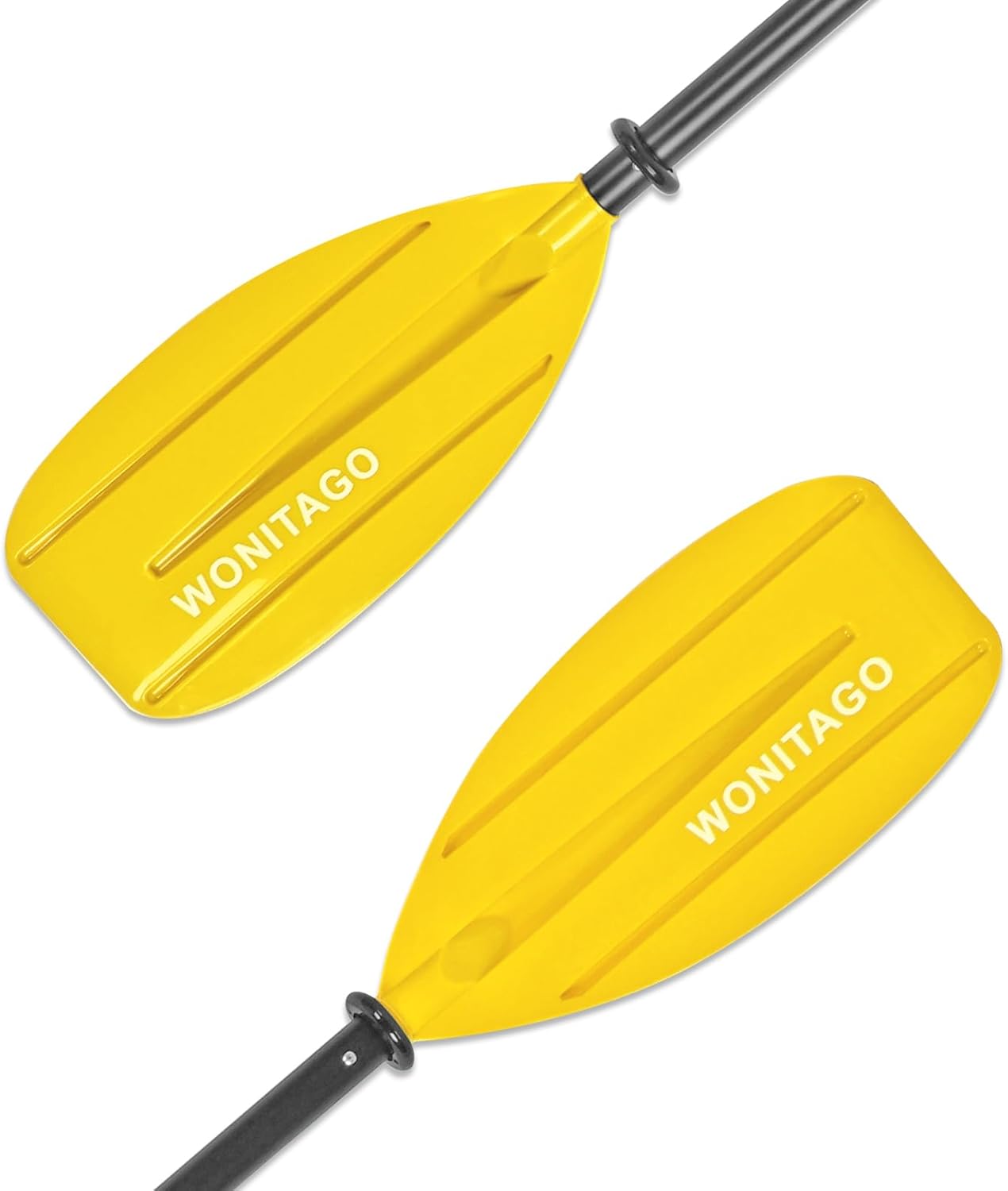 Einstellbares Kajak Doppelpaddel für Kinder, Aluminium & PP, 163-183 cm