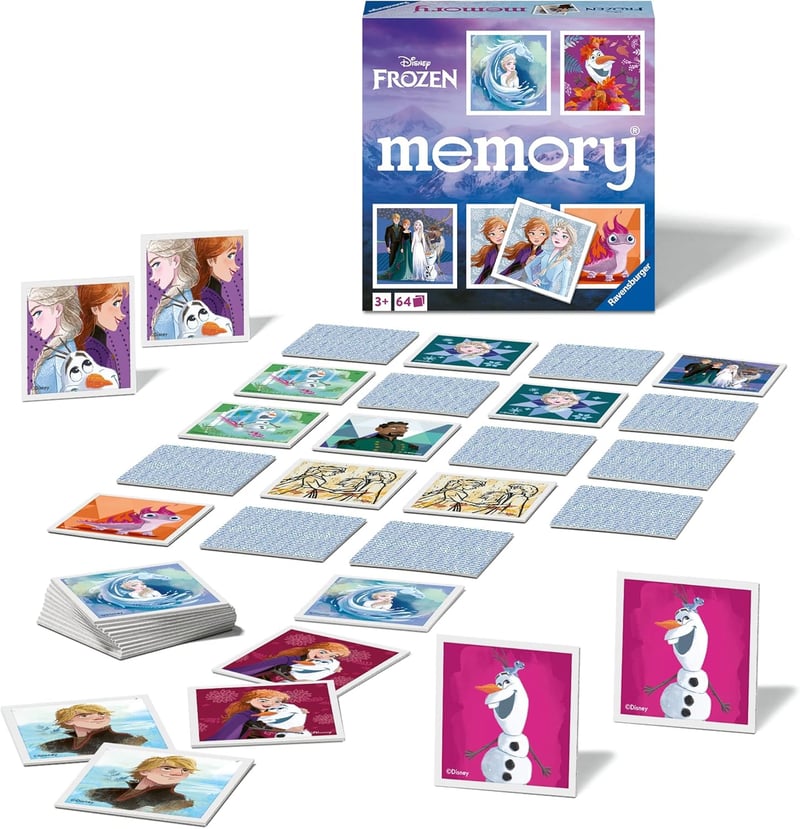 Disney Frozen Memory® - Spieleklassiker für 2-8 Spieler ab 3 Jahren