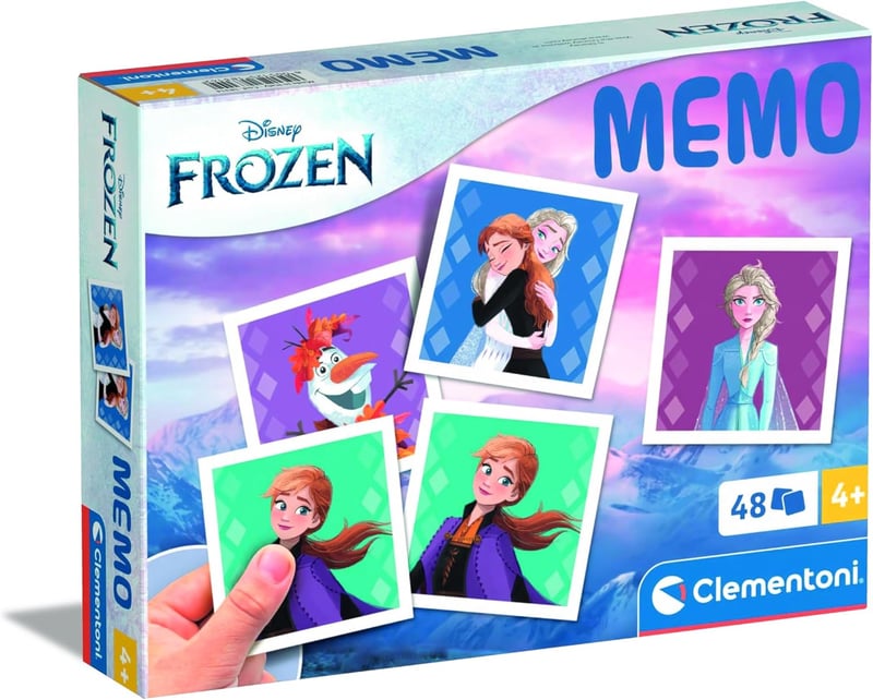Clementoni Memory Pocket Frozen – Gedächtnisspiel für Kinder ab 4 Jahren