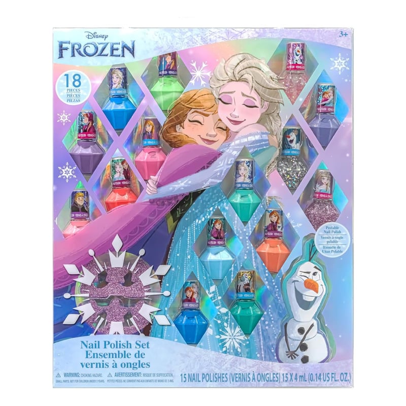 Disney Frozen Nagellack-Set für Kinder, wasserbasiert, schnell trocknend
