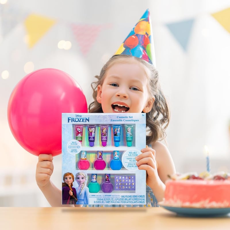 Disney Frozen Kinderschminke Set für Mädchen | Make-up mit Lipgloss, Nagellack | Ideal ab 3 Jahren