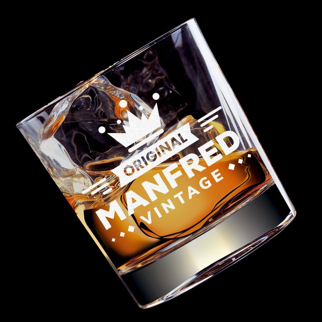Personalisierbares Whiskyglas 315 ml für Männer – ideales Geschenk zum Geburtstag und Vatertag