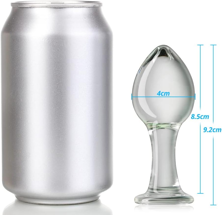 G-Punkt Stimulator Glas Analdildo für Männer und Frauen