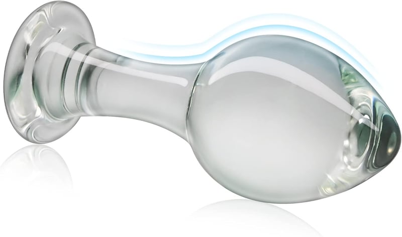 G-Punkt Stimulator Glas Analdildo für Männer und Frauen