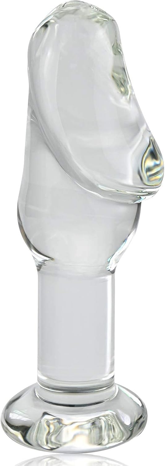 Glasdildo für Paare – Transparenter Anal Plug Stimulator