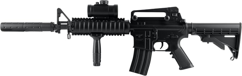 AS24 M4 Sport Series AEG Softair mit Zubehör, 0,5J, 6mm BB