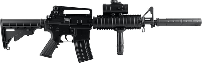 AS24 M4 Sport Series AEG Softair mit Zubehör, 0,5J, 6mm BB