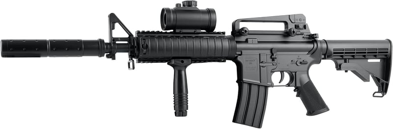 AS24 M4 Sport Series AEG Softair mit Zubehör, 0,5J, 6mm BB