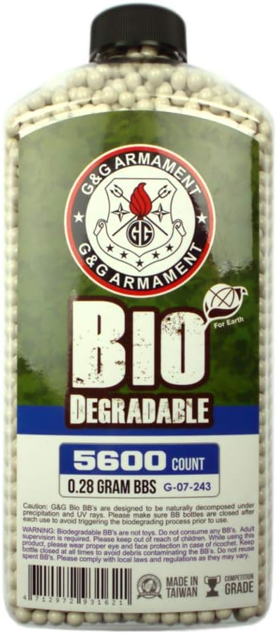 G&G Bio Precision Airsoft-BBs 0,28g - 5600 Schuss umweltfreundliche Munition