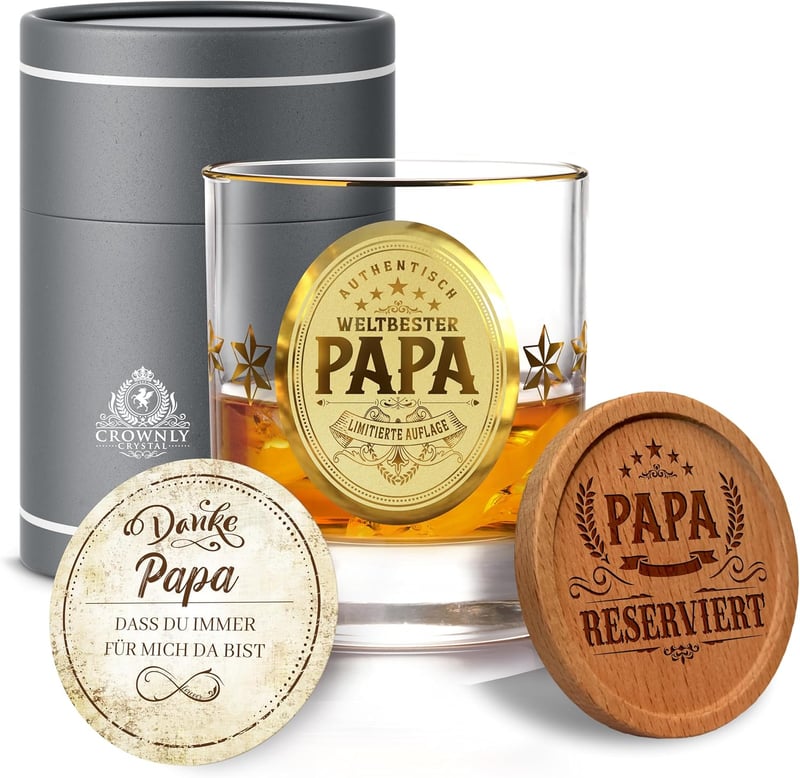Personalisierte Whiskygläser für Väter – perfekte Geschenke für Männer