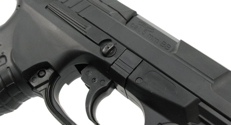 Walther P99 Softair, Federdruck, Lizenzversion, schwarz, <0,5 J