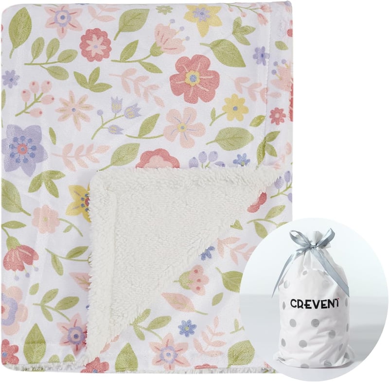Niedliche warme Babydecke für Mädchen – 75x100 cm, ideal als Geschenk zur Babyparty