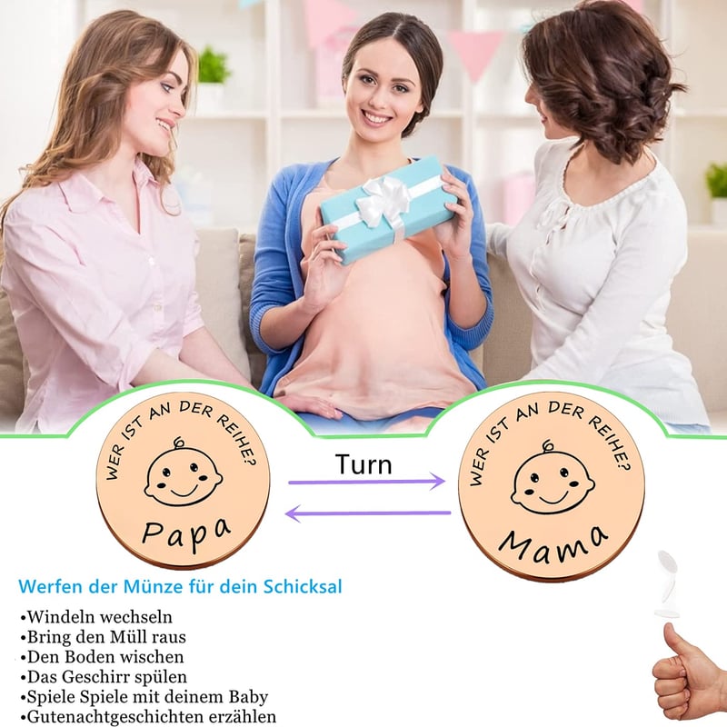 Personalisierte Geschenke zur Geburt für neue Eltern