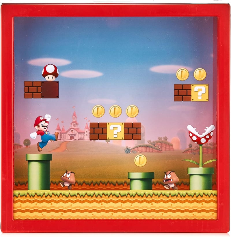 Super Mario Sparschwein - Offizielles Nintendo Geschenk für Fans, 18 cm