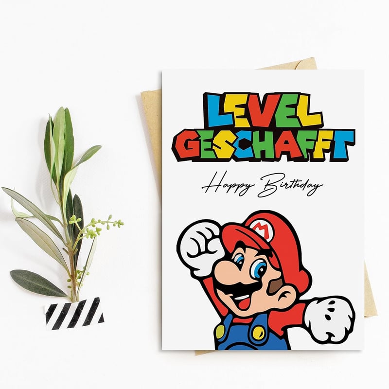 Lustige Geburtstagskarte 