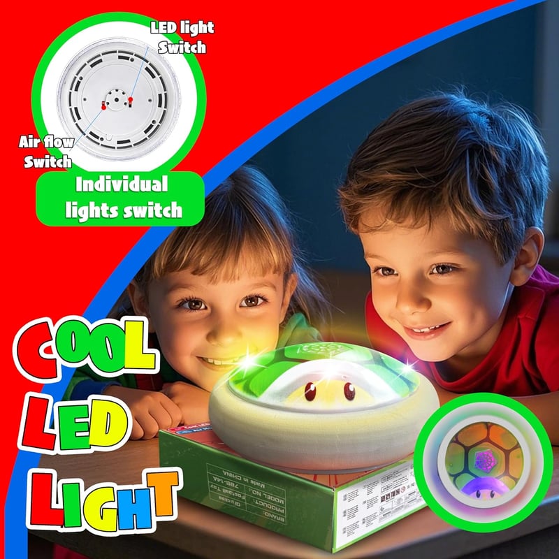 LED Hover Fußball für Kinder ab 3 Jahren – Indoor/Outdoor Spielzeug