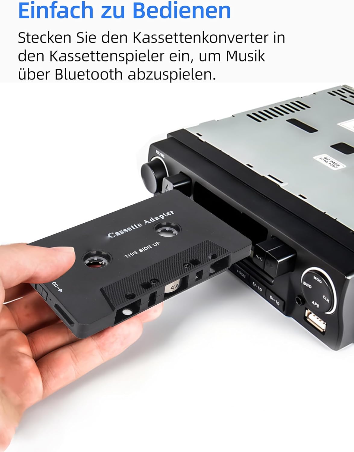 Bewinner Bluetooth Kassette Auto mit Rauschunterdrückung und High Fidelity