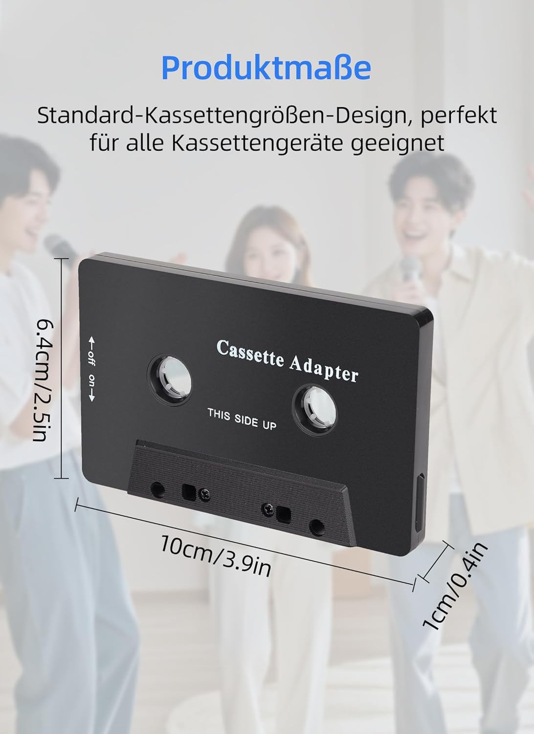 Bewinner Bluetooth Kassette Auto mit Rauschunterdrückung und High Fidelity
