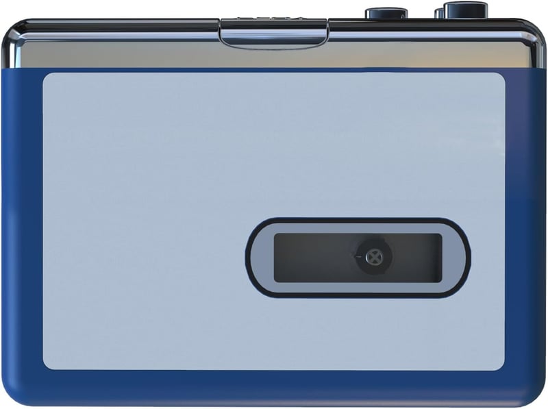 Tragbarer Bluetooth-Kassettenspieler mit Auto-Reverse und hochwertigem Klang