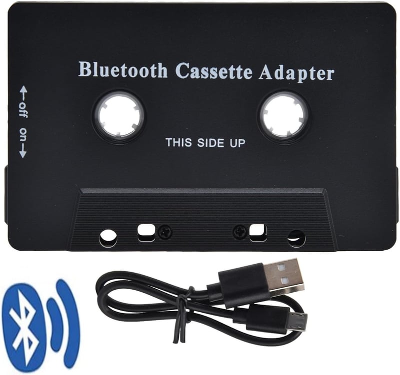 Kabelloser Bluetooth Kassettenadapter für Auto und Zuhause