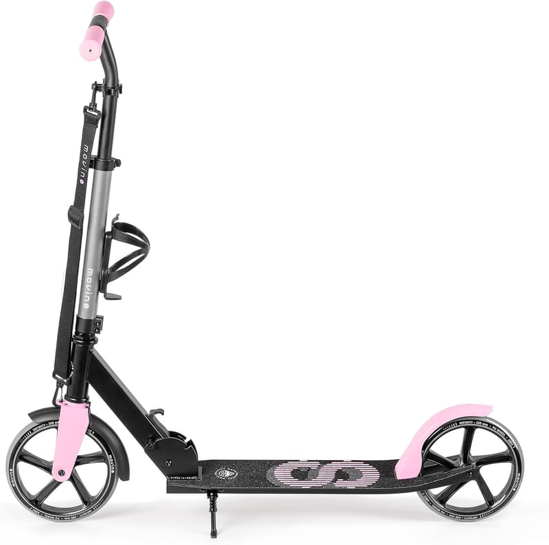 Klappbarer Infinity Tretroller für Kinder und Erwachsene, höhenverstellbar, Aluminium-Deck