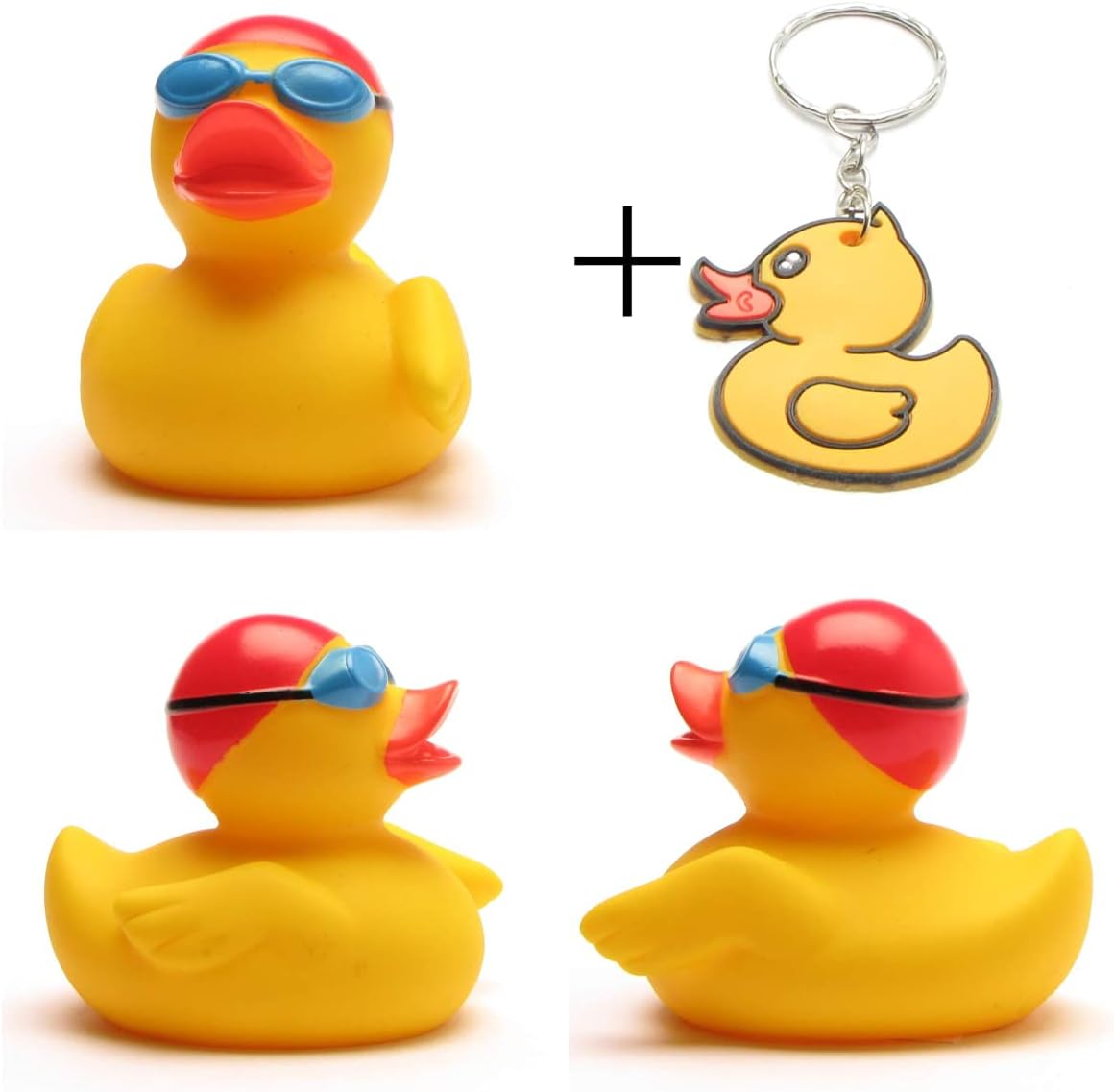 Badeente Schwimmer mit Schlüsselanhänger – Geschenk für Wassersport-Fans