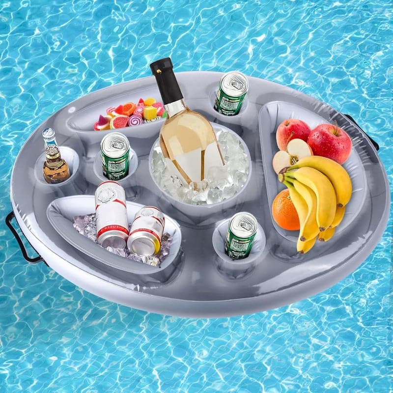 Aufblasbarer Poolbar Getränkehacer mit 8 Löchern für Sommerpartys