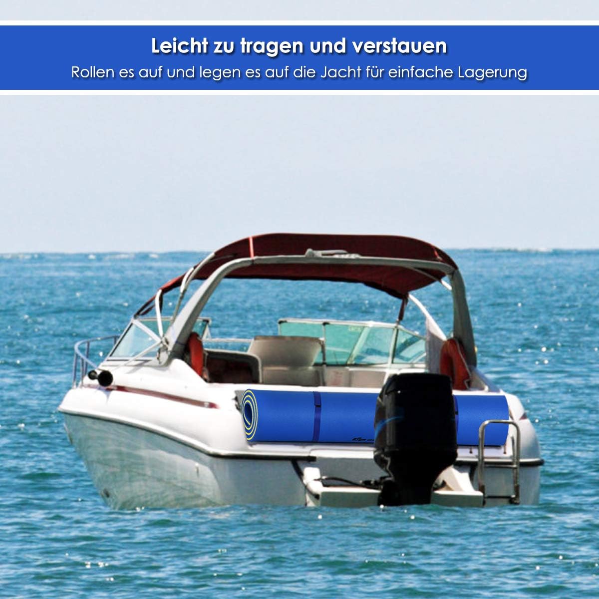 COSTWAY Wassermatte aus reißfestem XPE-Schaum für Kinder und Erwachsene