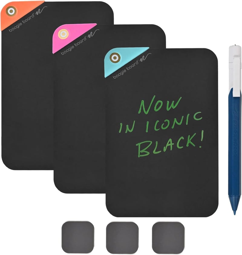 Wiederverwendbares Boogie Board VersaNotes Starter-Set, 3er-Pack, trocken abwischbar