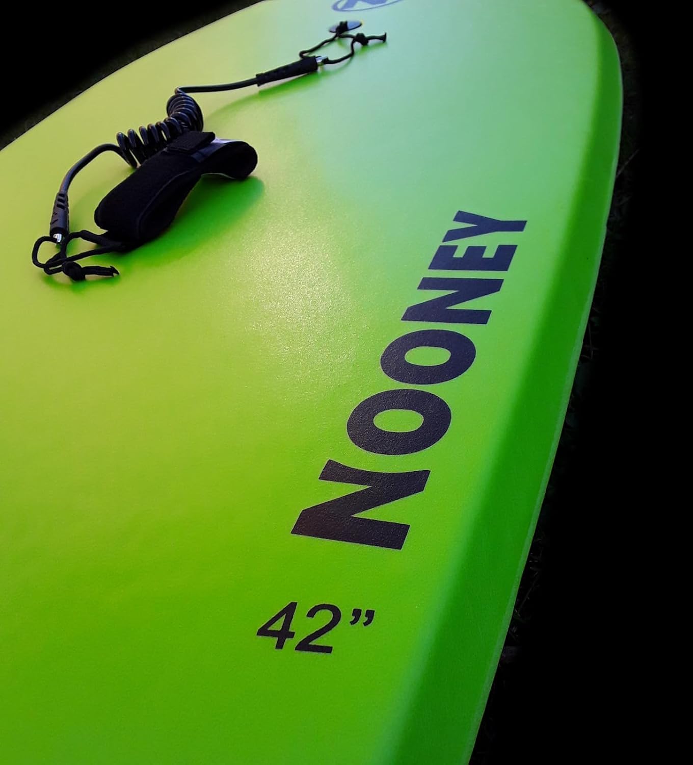 Nooney Bodyboard EPS grün mit Leash – Wellenbrett in verschiedenen Größen