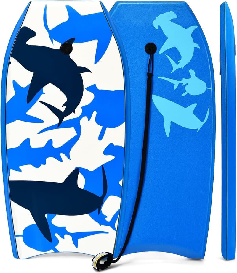 GYMAX Surfbrett mit Zugseil, EPS Schaumstoff - für Kinder & Erwachsene