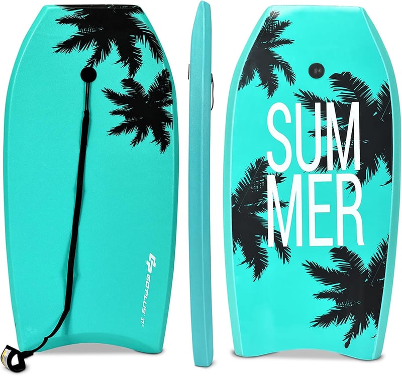 COSTWAY Bodyboard für Kinder, Schwimmbrett aus widerstandsfähigem Material