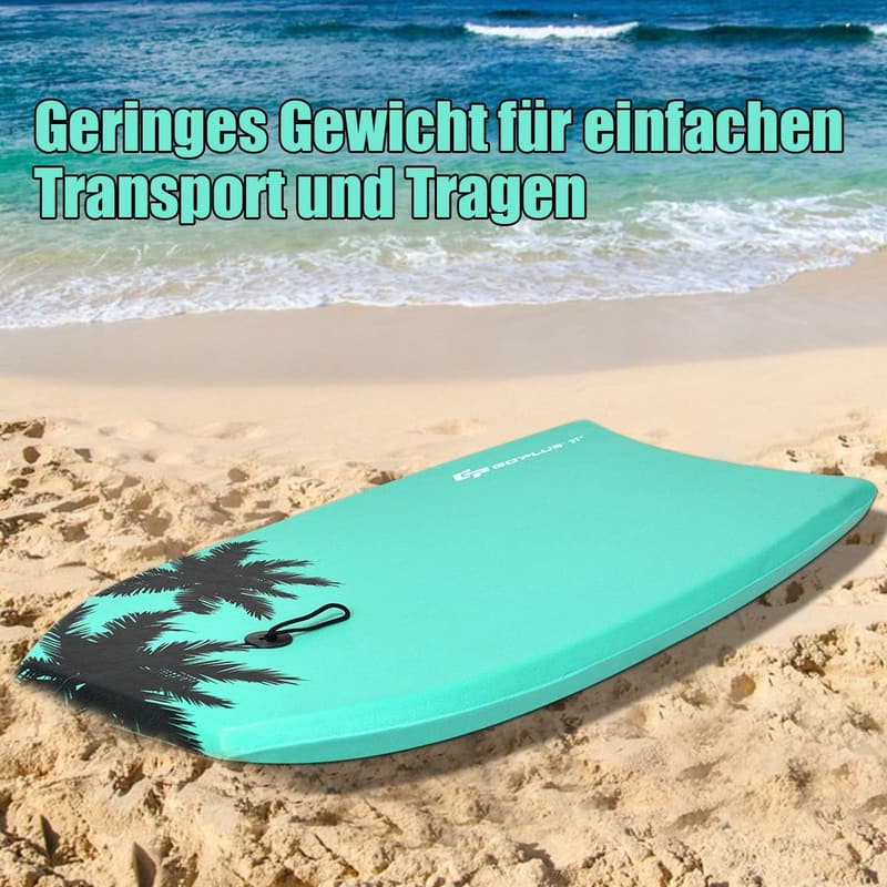 COSTWAY Bodyboard für Kinder, Schwimmbrett aus widerstandsfähigem Material