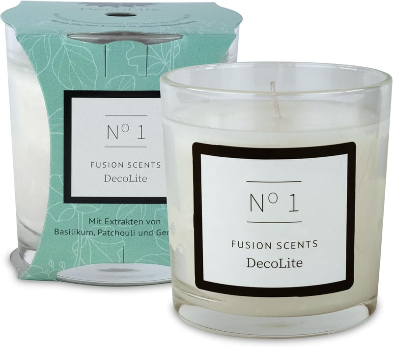Fusion Scent Küchenduftkerze – 45 Std. Brenndauer, Gerüche neutralisieren