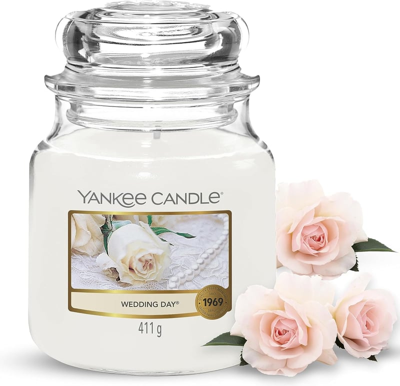 Yankee Candle Hochzeitstag Duftkerze im Glas (mittelgroß)